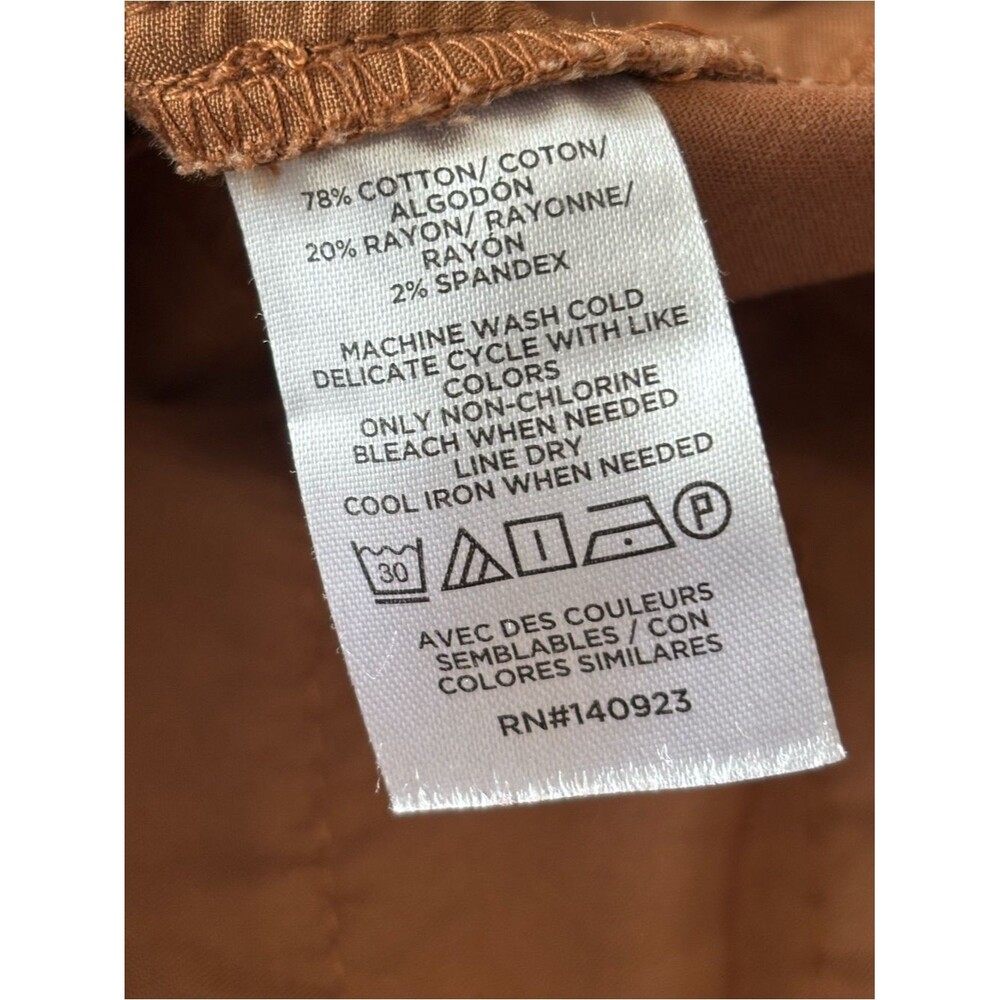 LOFT Riviera Slim Pants Cocoa Powder Size 14 Petite - Picture 5 of 5